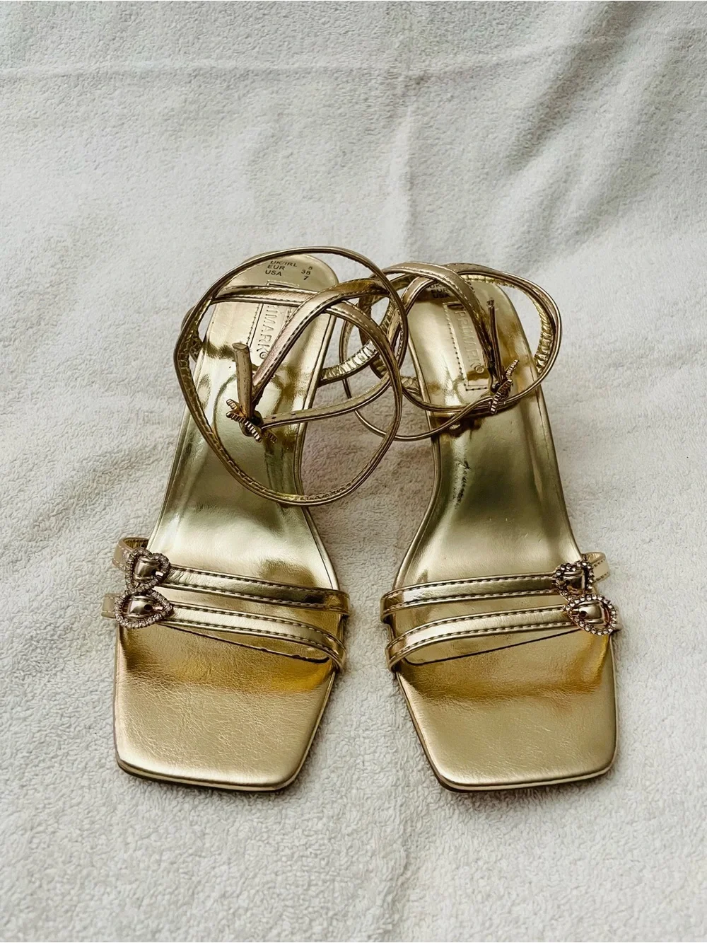 NWT 2 Pairs of Primark Metallic Heels